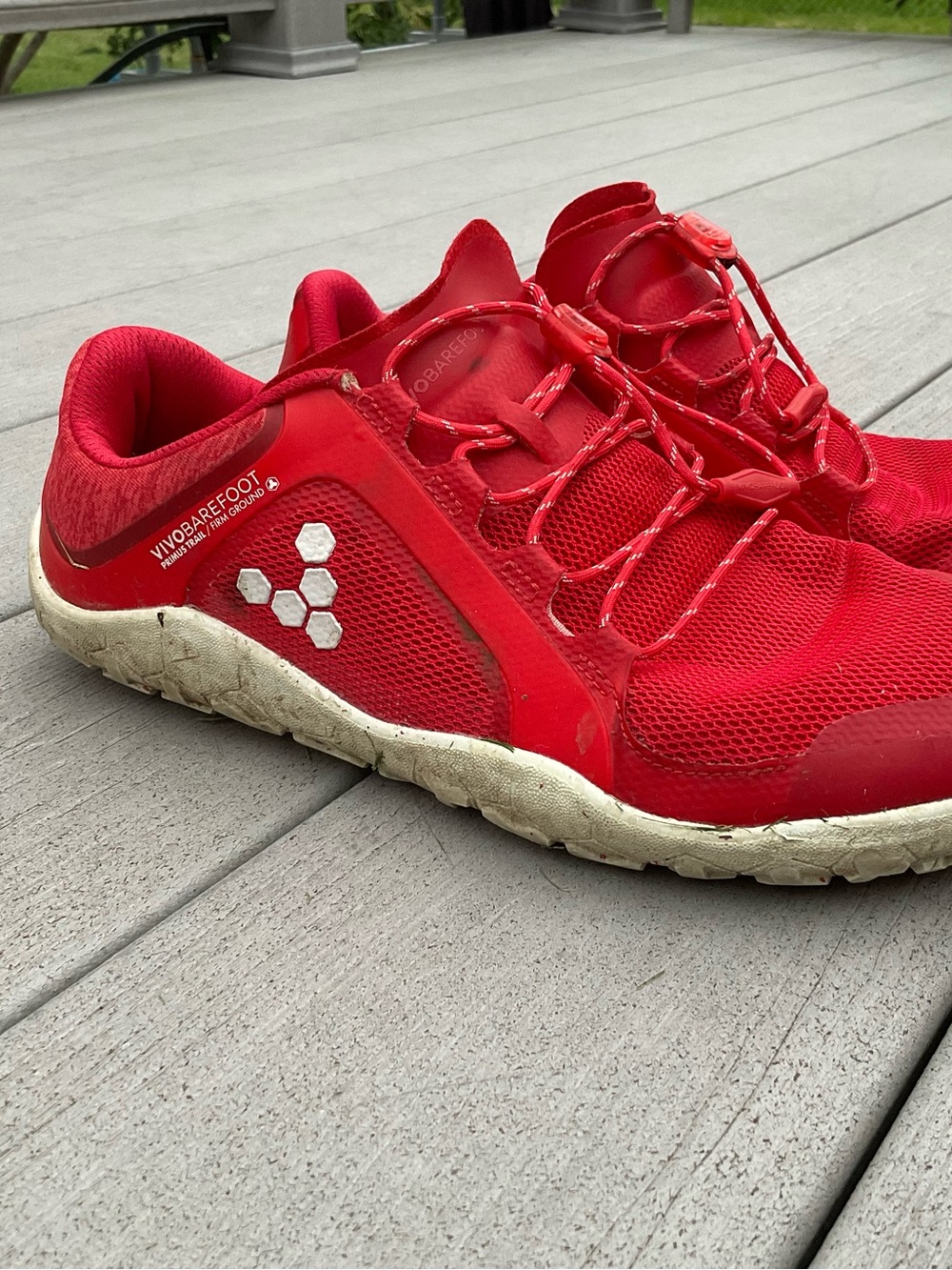 Vivobarefoot Primus Trail FG Barefoot Shoes Red Size: EU 39 / US Women’s 8